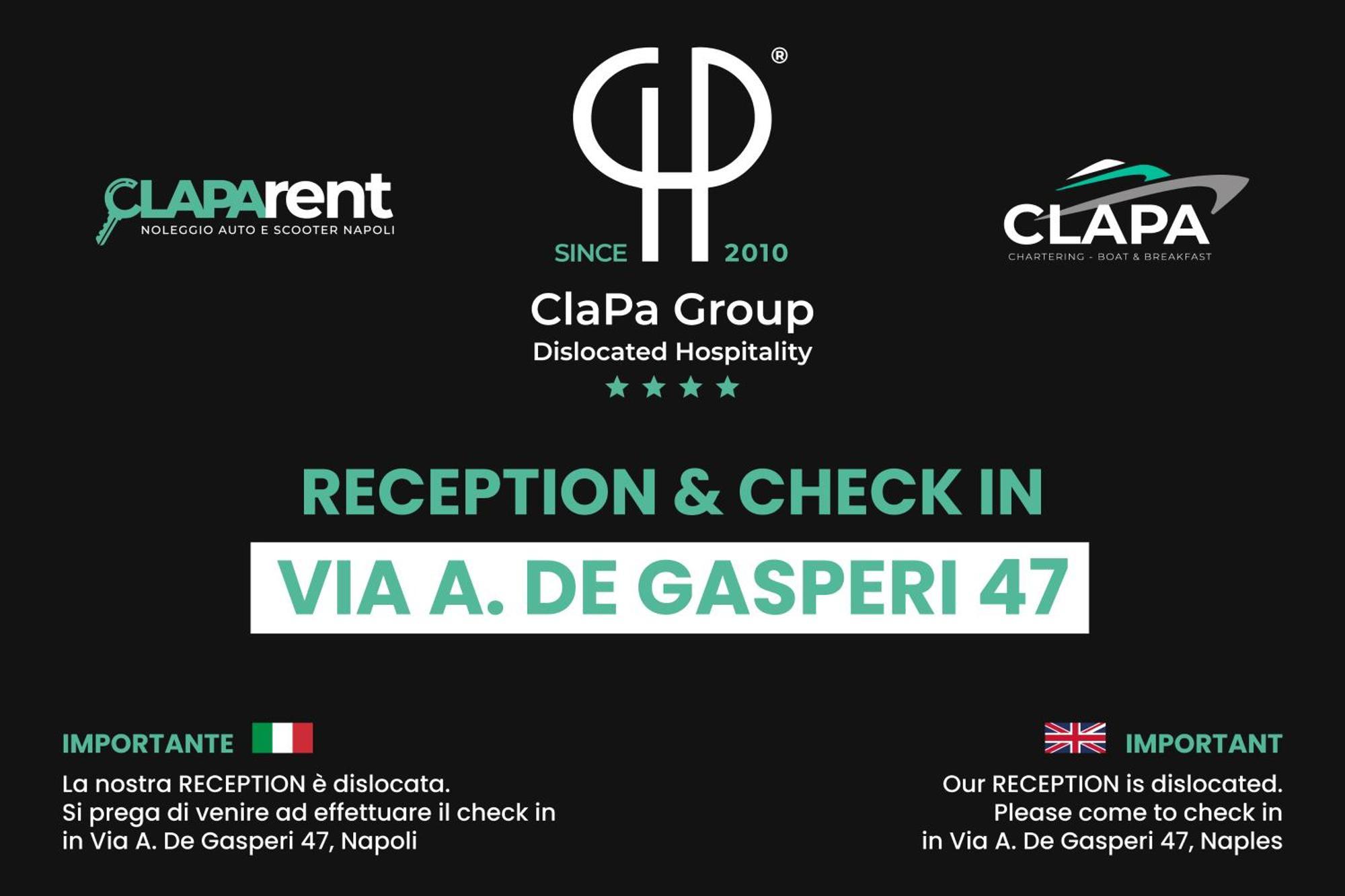 Готель P.C. Boutique H. De Gasperi, Napoli Centro, By Clapa Group Екстер'єр фото